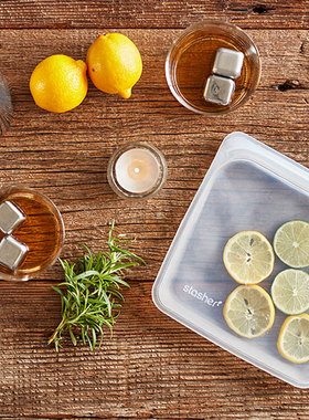 stasher美国大号硅胶袋保鲜低温慢煮袋食品密封储藏袋水果可微波