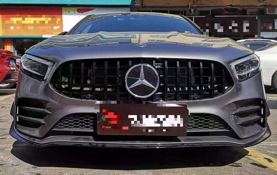 奔驰A35满天星中网改装升级