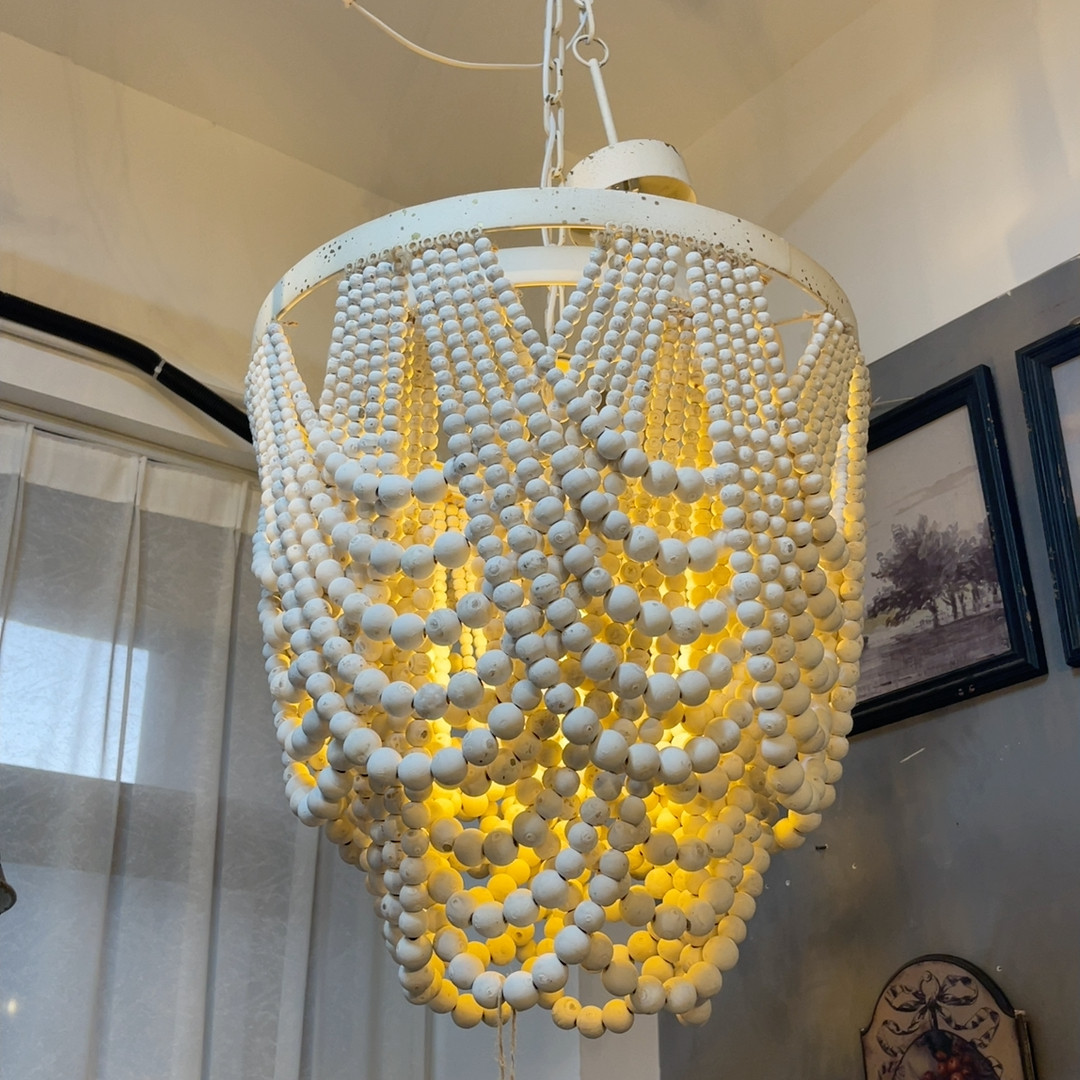 实木木珠吊灯50/57