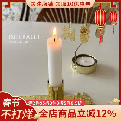 北欧进口烛台Lisa猫旋转烛台