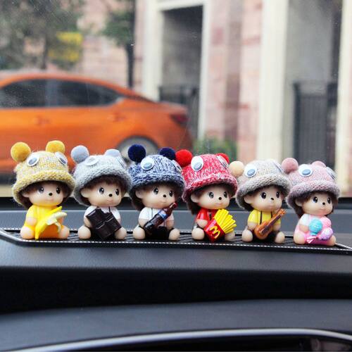 车载摆件卡通可爱公仔