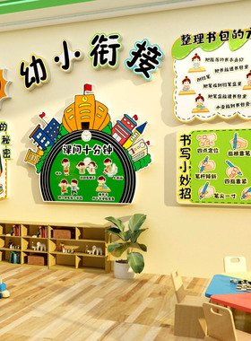 幼小衔接班环创幼儿园墙面装
