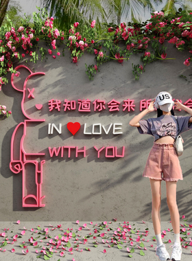 博尼亚网红打卡·亚克力立体墙贴