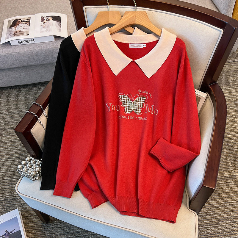 300斤特大码女装秋春新品胸围160显瘦套头翻领打底毛衣针织衫350,女装/女士精品,大码内搭,淘宝优惠券,粉丝福利购,淘宝优惠卷