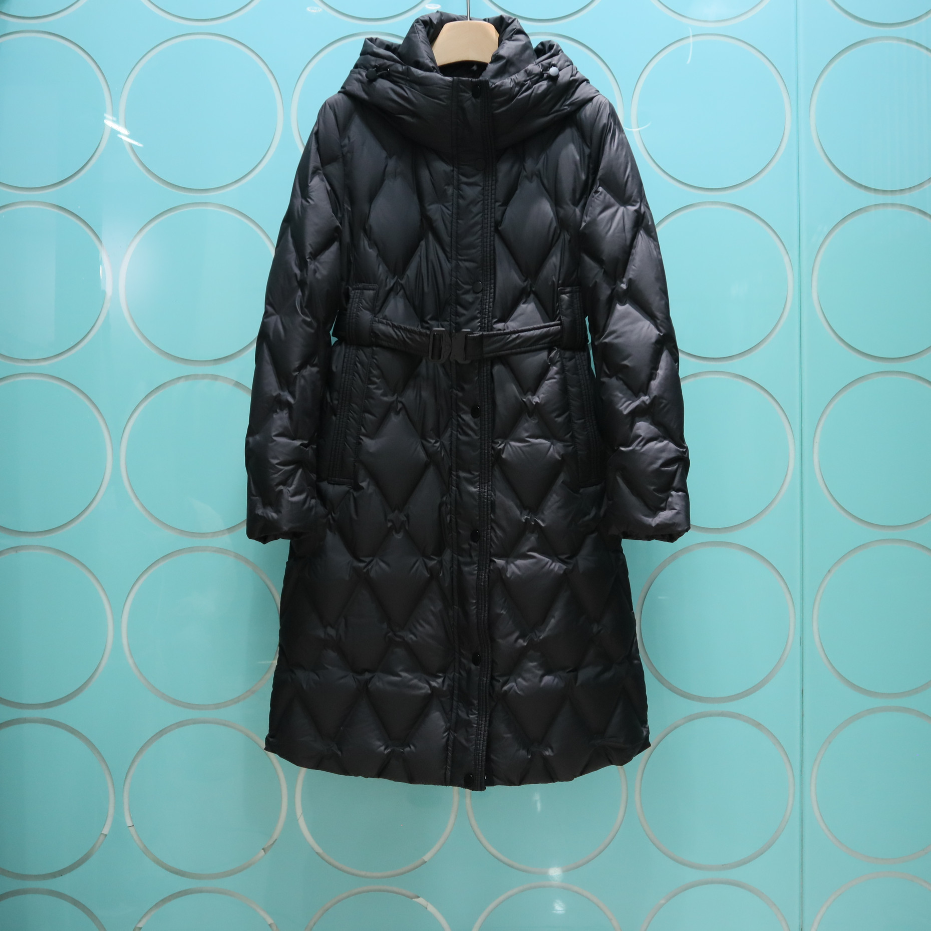 紫淑专柜正品2025冬新款修身高腰百搭长袖羽绒服外套Z1AE34538