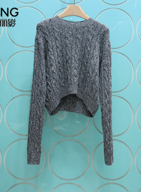 YSING衣香丽影专柜正品2025冬季新款圆领长袖羊毛毛衫141029039