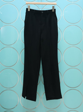 MRER莫乂义2025专柜正品冬季新款休闲开叉微喇简约长裤女R3B71311