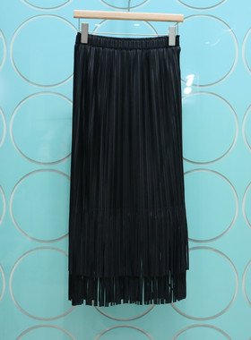 MRER莫乂义2025专柜正品冬季新款时尚设计感流苏半身裙R3C60662