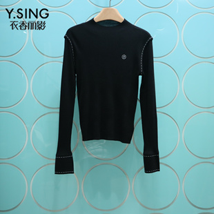 YSING衣香丽影专柜正品2025冬季新款打底套头羊毛衫女140939005