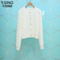 YSING衣香麗影專柜正品2025春季新款甜美流蘇針織開(kāi)衫YKS11401101