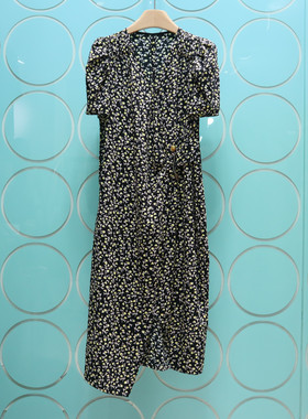 MRER莫乂义2024专柜正品夏季新款不规则设计感花色连衣裙R3B93562