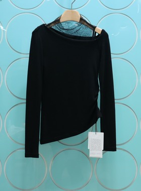 MRER莫乂义 专柜正品春季新款不对称设计感网纱两件套R5CT1511