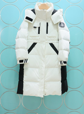 紫淑专柜正品2025冬新款拼接撞色甜美减龄羽绒服外套Z1AE34353