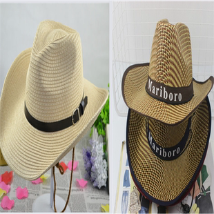 三亚太阳帽男士遮阳帽游艇出海防晒钓鱼帽成人草帽海边休闲沙滩帽