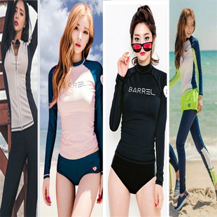 三亚湿衣女士防虫防晒防水母浮潜尾波冲浪服出海游艇游泳潜水服