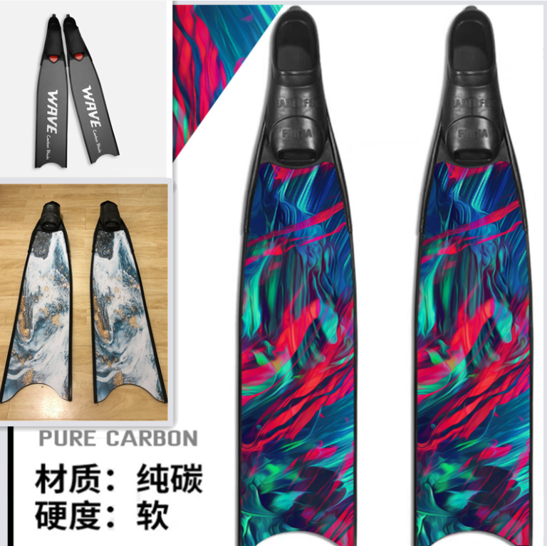 三亚脚蹼加长软碳纤维助力