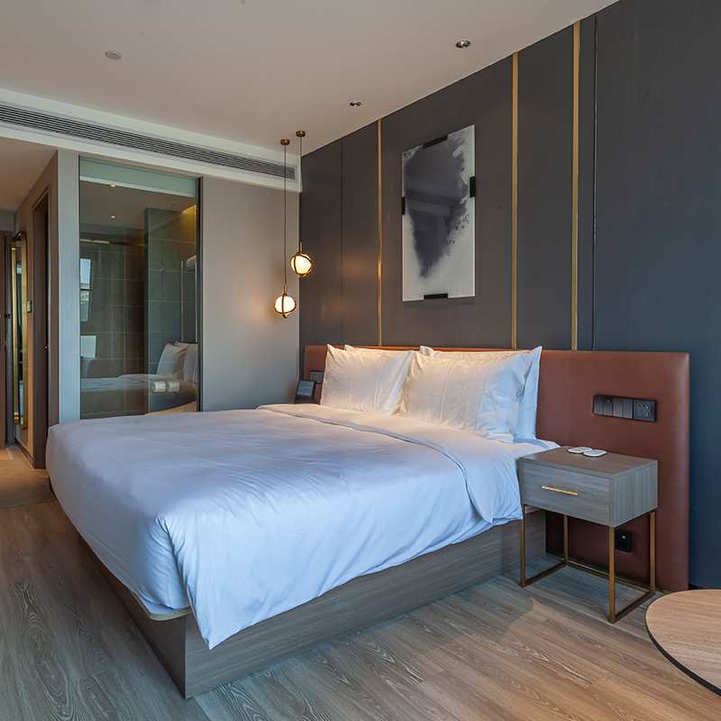 桔子酒店民宿宾馆家具全套设计快捷酒店床公寓床酒店家具标间全套