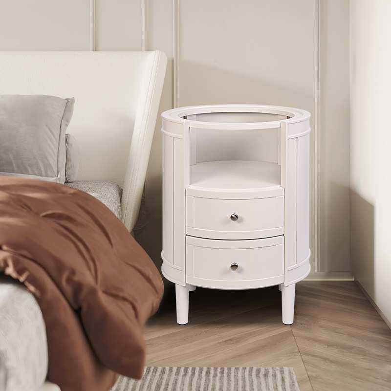 卧室奶油风床头柜极简欧美小型边几 简易主卧室新款收纳储物柜,玩具/童车/益智/积木/模型,毛绒/玩偶/公仔/布艺类玩具,淘宝优惠券,粉丝福利购,淘宝优惠卷