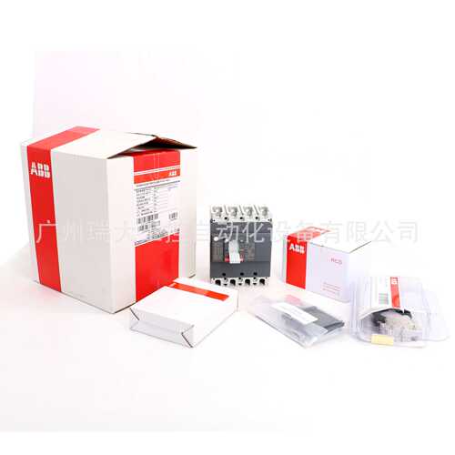 ABB Formula塑壳断路器A1C125 TMF16/400 FF 4P+RCD;10135748