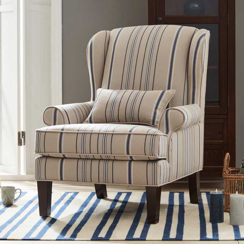 美式老虎椅单人棉麻沙发客厅卧室书房家具创意休闲布艺实木复古风