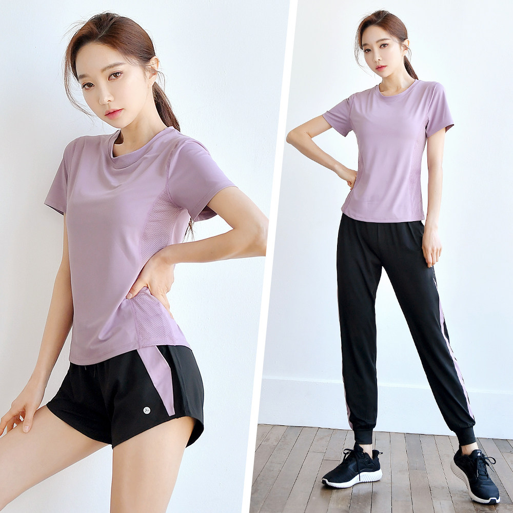 专业运动服套装女夏季2021新款户外健身房晨跑步瑜伽服速干衣宽松