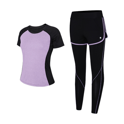 速干健身运动服套装晨跑步衣薄款