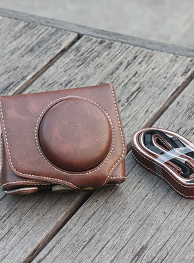 适用松下LX10GK相机zs99便携包ZS80复古zs70保护皮套TZ90/TZ95包