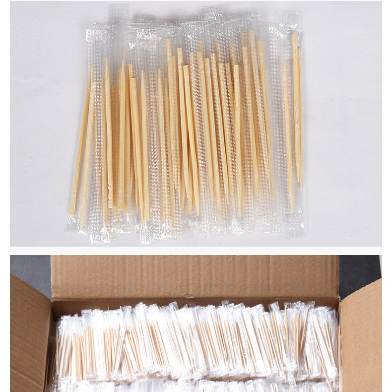 源头工厂现货竹木牙签独立包装可
