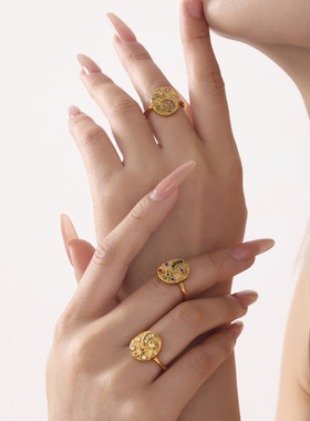 谜丽跨境热卖5A锆石戒指