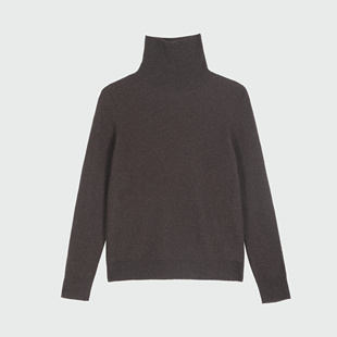 针织衫 100%绵羊毛高领毛衣女2025秋冬休闲叠穿长袖 DIARY LADY’S