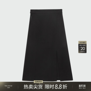 中长款 新款 松紧腰A字半裙 DIARY高级感半身裙女2026初秋季 LADY’S