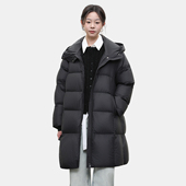 LADY’S 连帽外套 女加厚保暖连帽简约冬季 DIARY 90羽绒服中长款