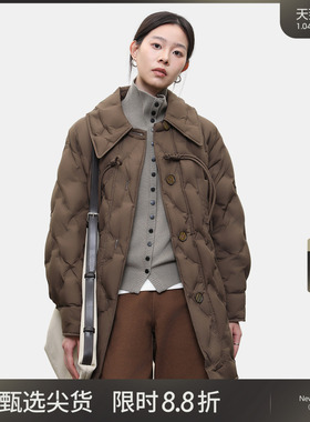 LADY’S DIARY 2025冬季轻暖90白鸭羽绒服外套女短款防寒保暖上衣