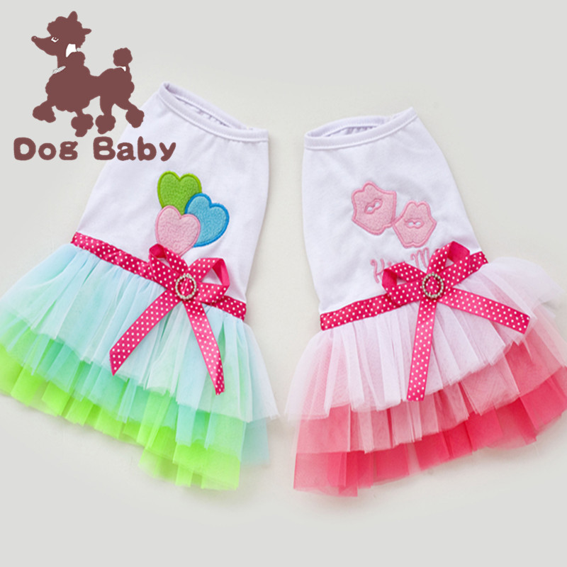 宠物衣服狗狗衣服春夏装宠物裙子宠物服装嘴唇纱裙薄款批发