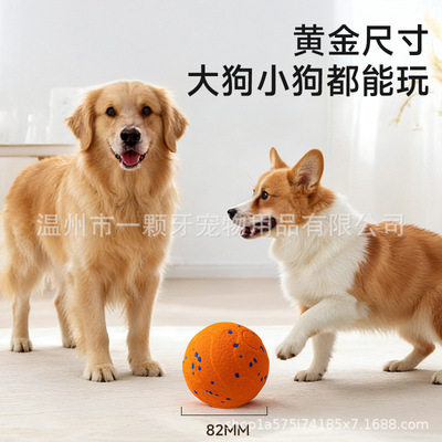 跨境智能宠物玩具球狗狗电动跳跳球etpu高回弹狗狗互动耐咬球磨牙
