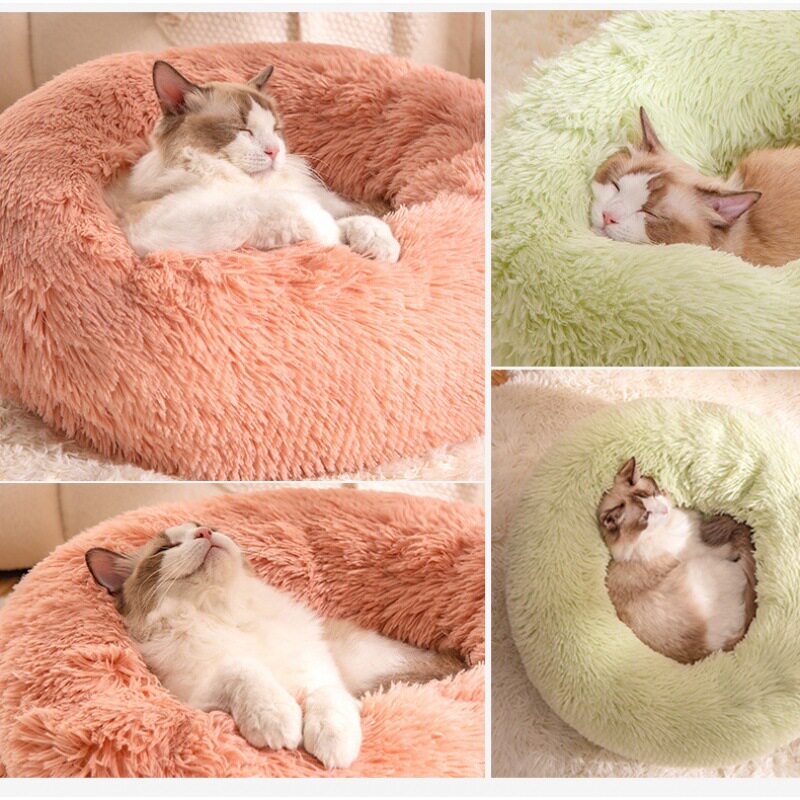 猫窝四季通用冬季保暖深度睡眠窝宠物床猫咪垫子冬天狗窝保暖包邮