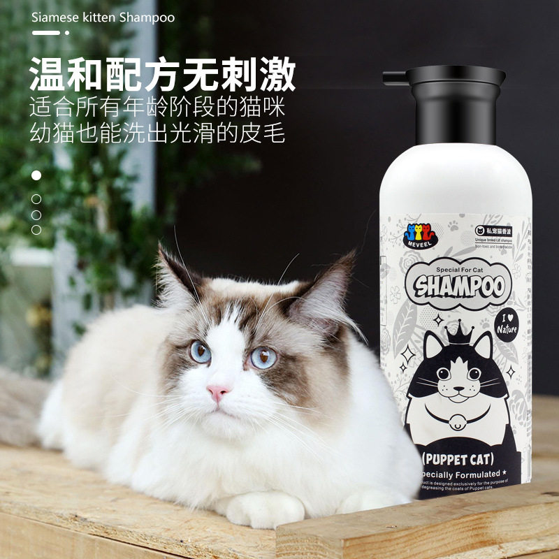 宠物清洁去油用品猫咪专用沐浴露猫猫浴液长短毛幼猫蓝猫洗澡香波