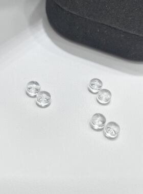 DIY塑胶耳堵德国汉堡透明硅胶耳塞配件高4mm宽5.5mm耐用牢度高