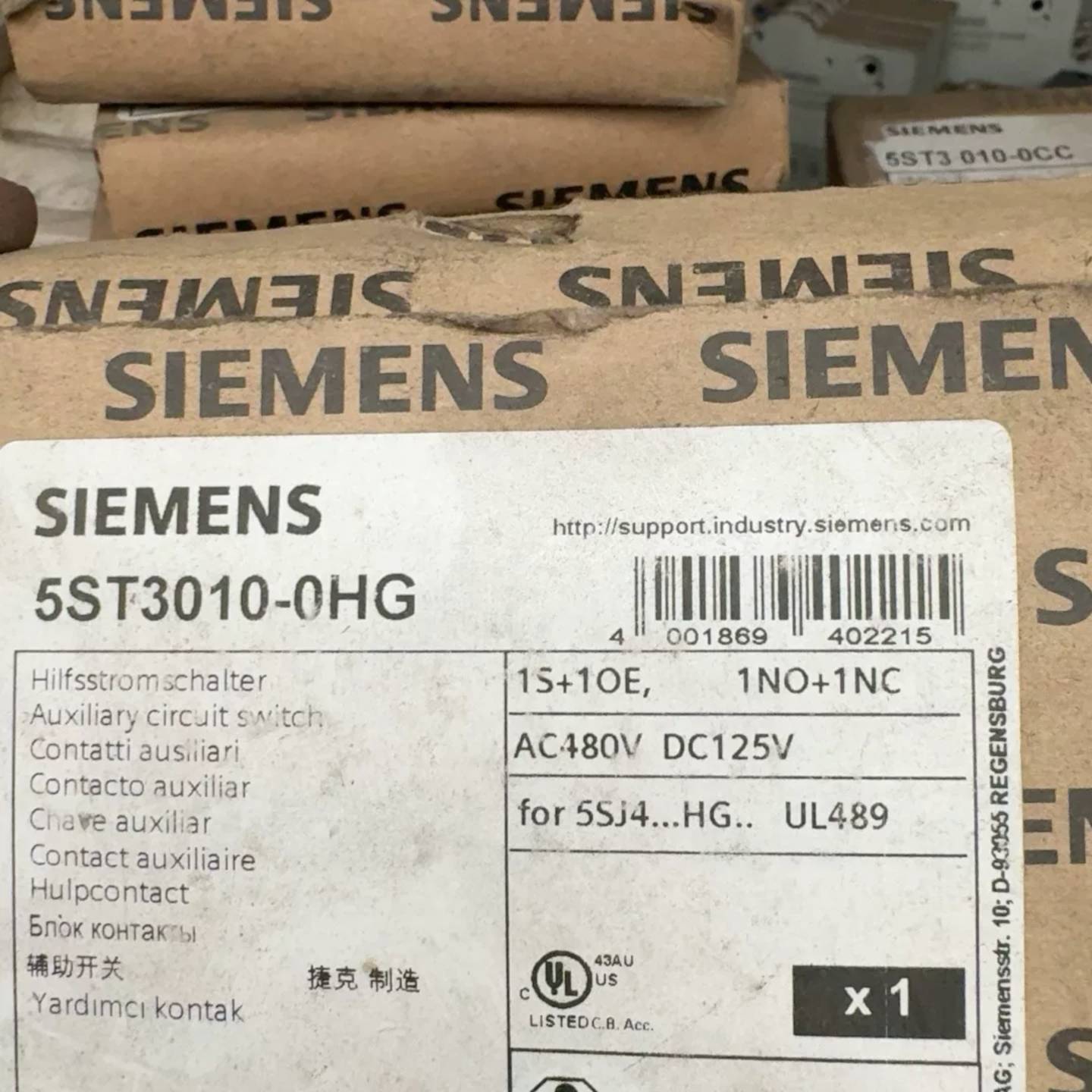 可维修西门子空开断路器5ST3010-0HG议价