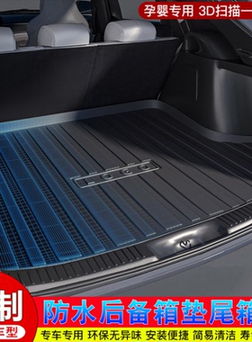 适用比亚迪唐LTPE宋PLUSDMi汉EV后备箱垫小米SU7尾仓垫防水专用