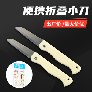 便携不锈钢折叠小刀家用水果刀锋利瓜果刀学生宿舍易收纳蔬果小刀