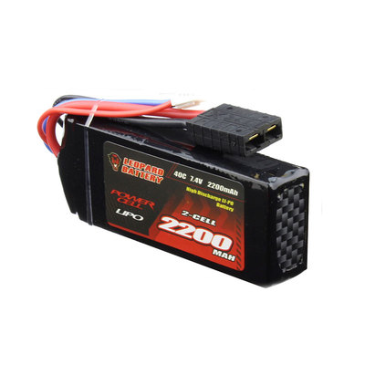 豹牌2S 7.4v 锂电池2200mah 16车 TRAXXAS 小E 小S 小SLASH专用