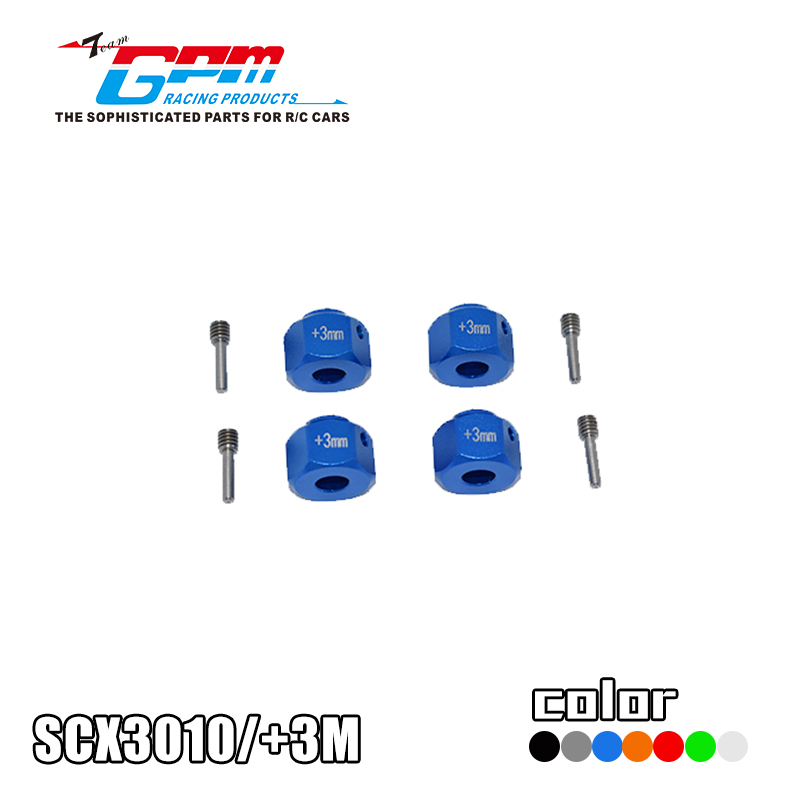 Axial AXI03007 SCX10 III Jeep Wrangler金属六角结合器加宽3MM