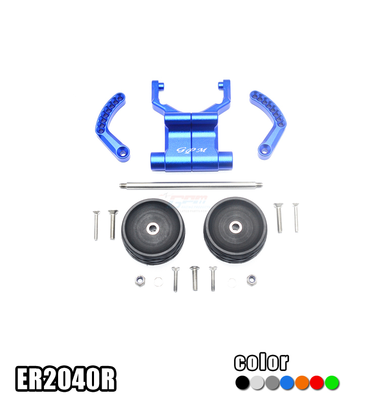 TRAXXAS E-REVO 2.0 86086-4/56087-1多孔位可调节角度后防翻滚轮