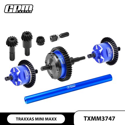 TRAXXAS MINI 小X MINI XRT 中碳钢+铝7075前中后差速器完整组装