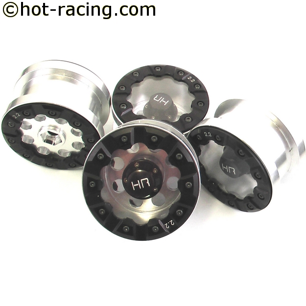 美国Hot Racing 2.2寸金属锁胎轮毂(四个)