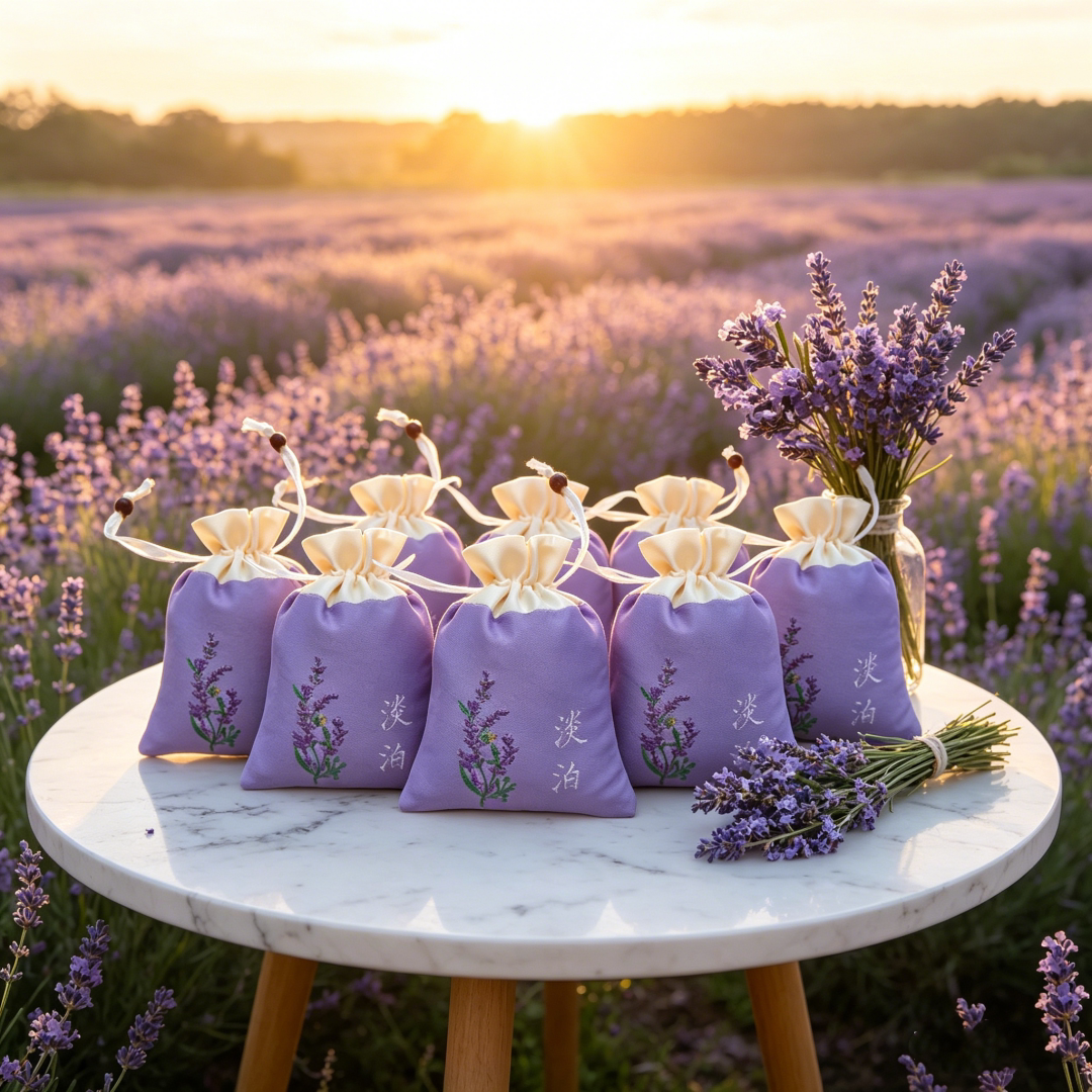 新疆伊犁薰衣草植物干花粒香包香囊汽车衣柜舒缓清新空气睡眠5个