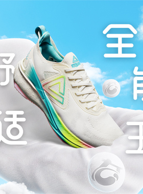 匹克态极6.0跑步鞋2024春轻弹减震透气防滑耐磨休闲跑鞋 ET41677H