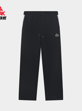 匹克针织运动单裤女款冬季时尚休闲舒适直筒户外跑步长裤FB254012