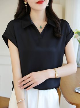 设计感法式内搭职业半袖